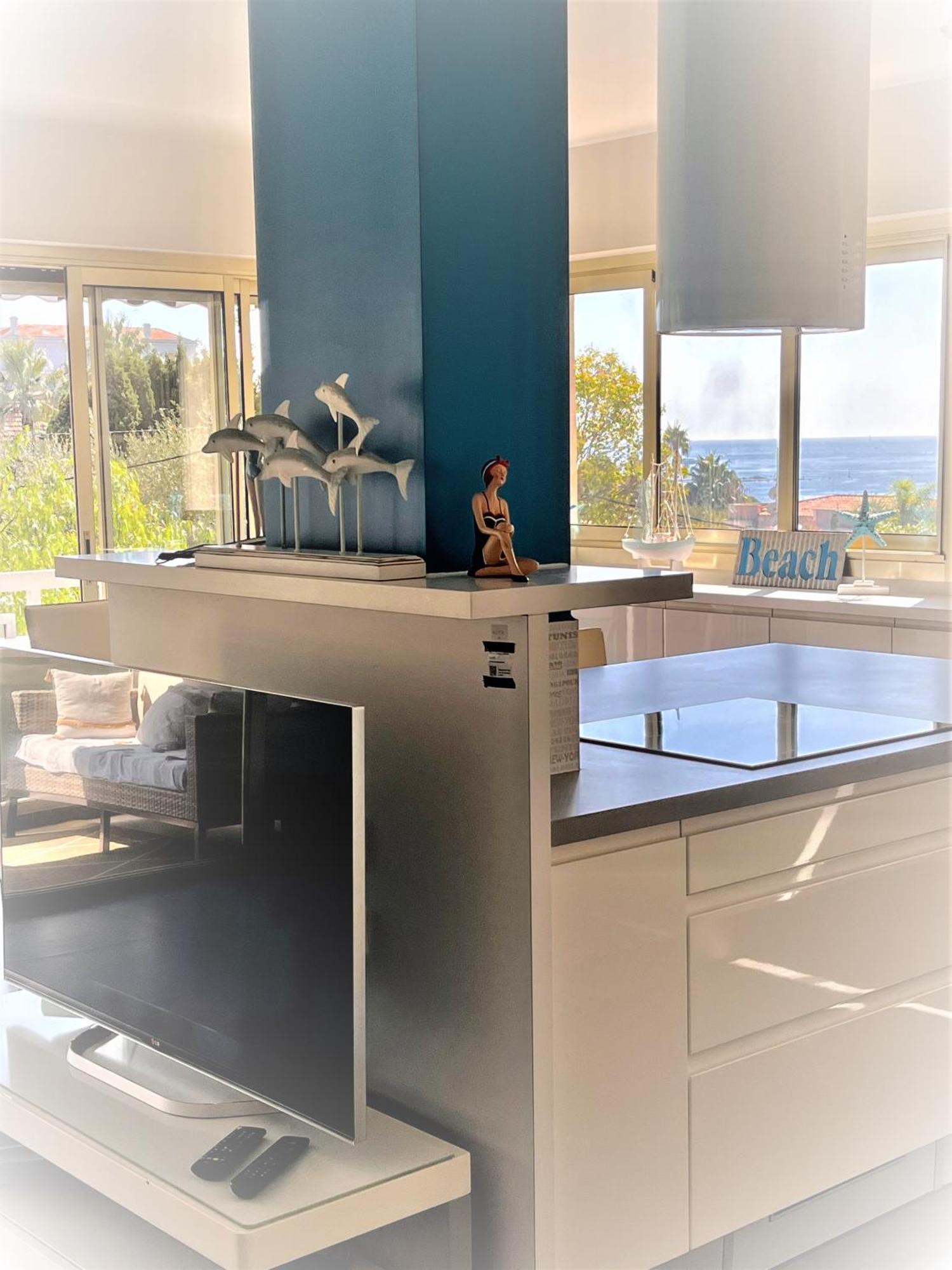 Splendide 3 Pieces Vue Mer Antibes Dış mekan fotoğraf